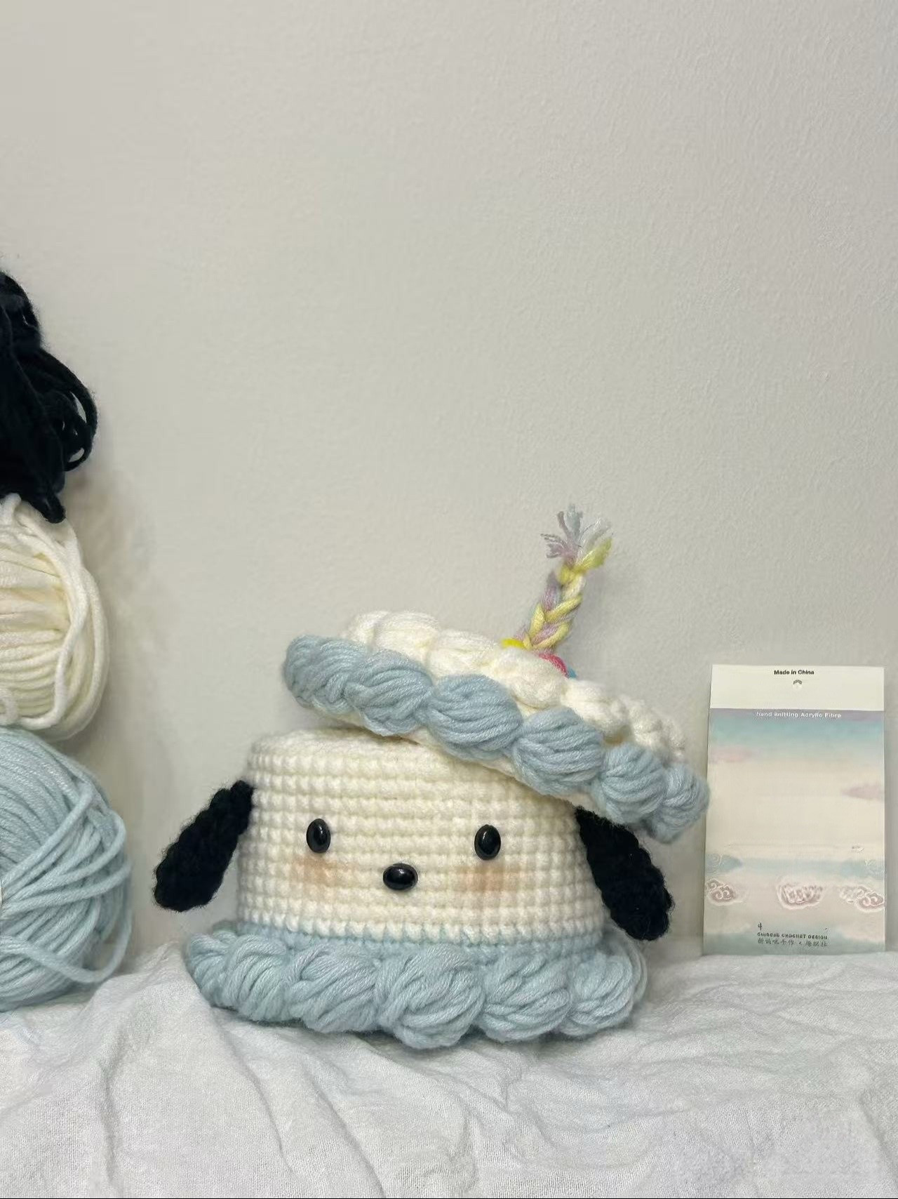 Bolo de crochê fofo de ovelha: um presente encantador e artesanal