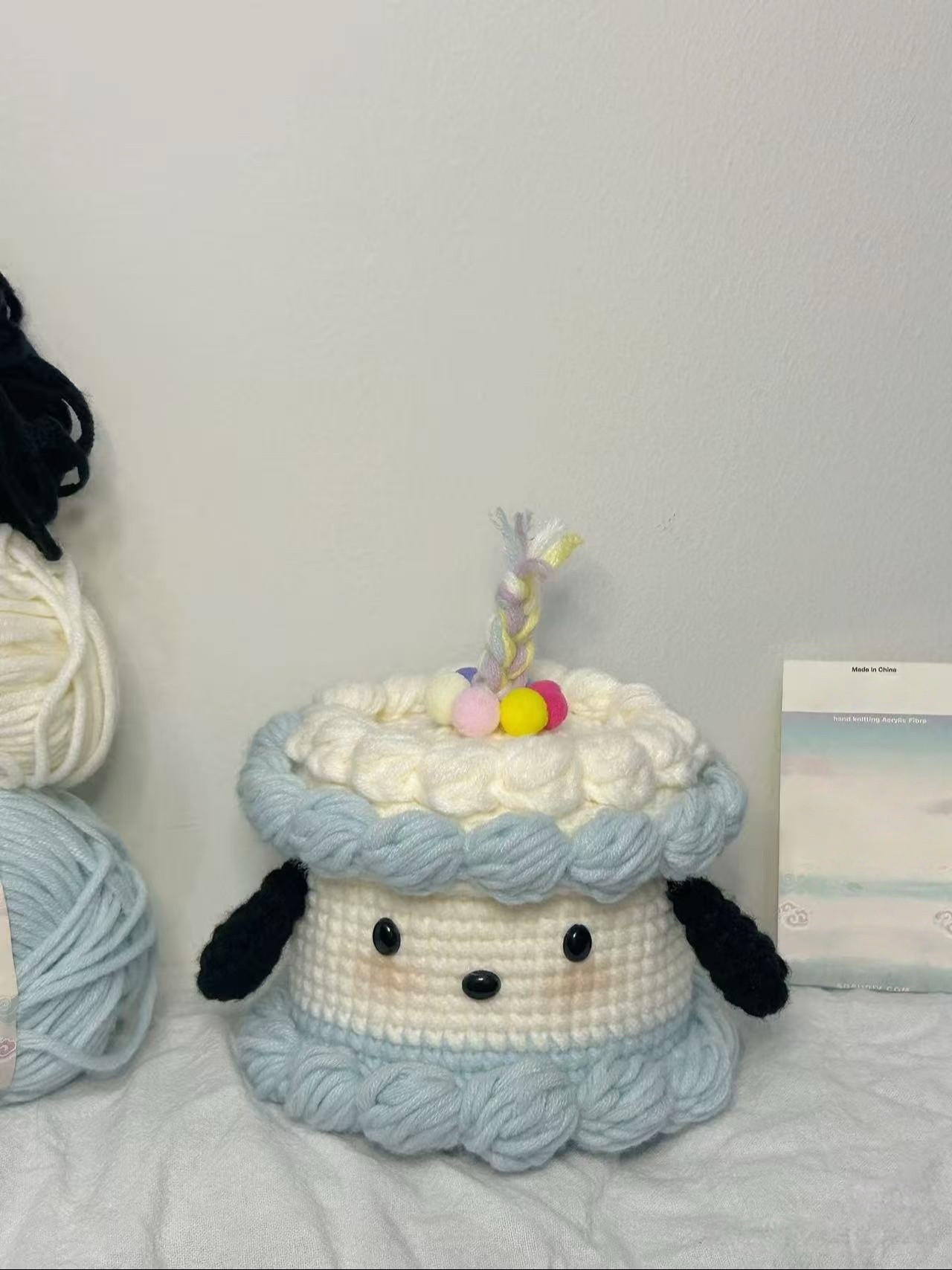 Bolo de crochê fofo de ovelha: um presente encantador e artesanal