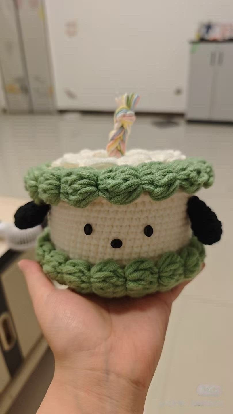 Bolo de crochê fofo de ovelha: um presente encantador e artesanal