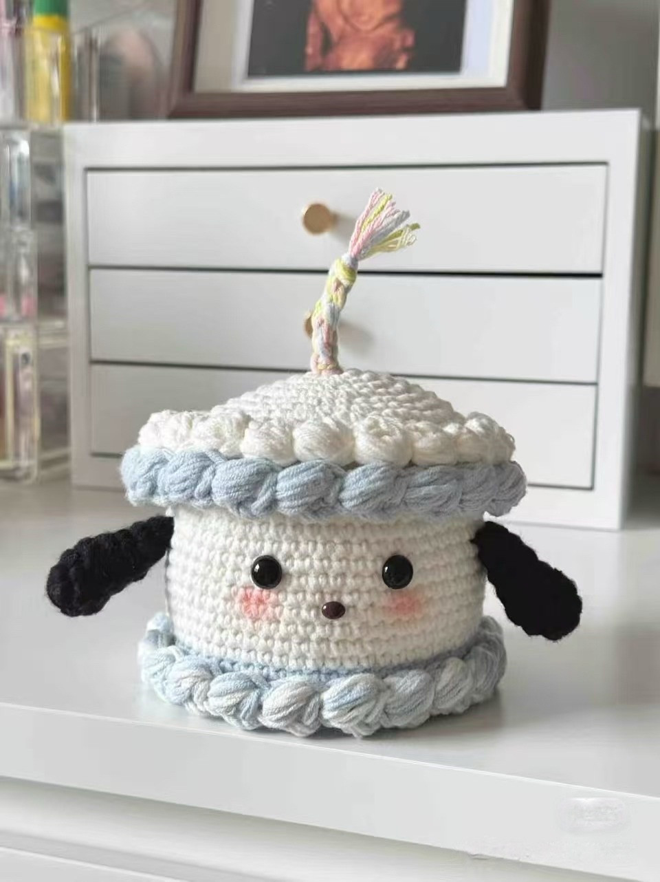 Bolo de crochê fofo de ovelha: um presente encantador e artesanal