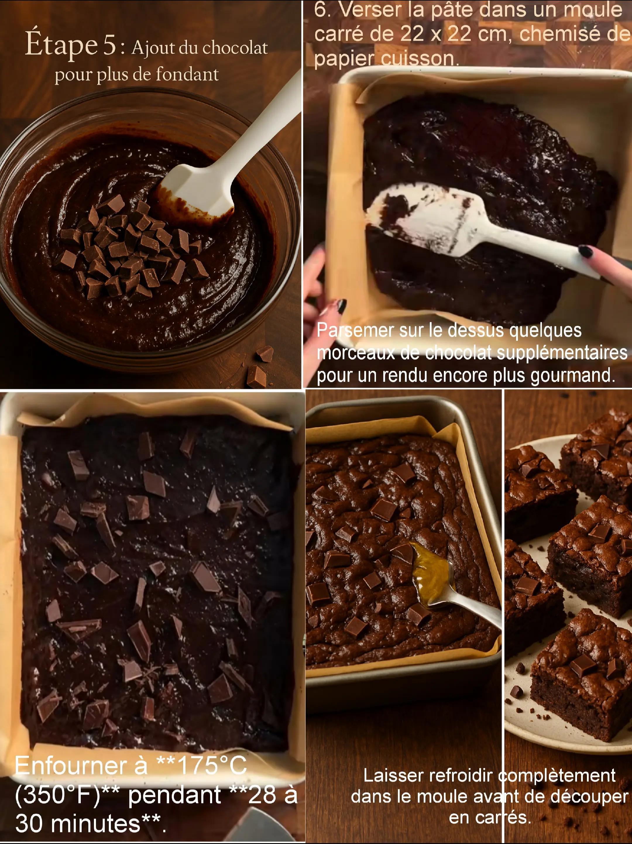 Brownies fondants maison – irrésistibles et faciles à préparer 🍫