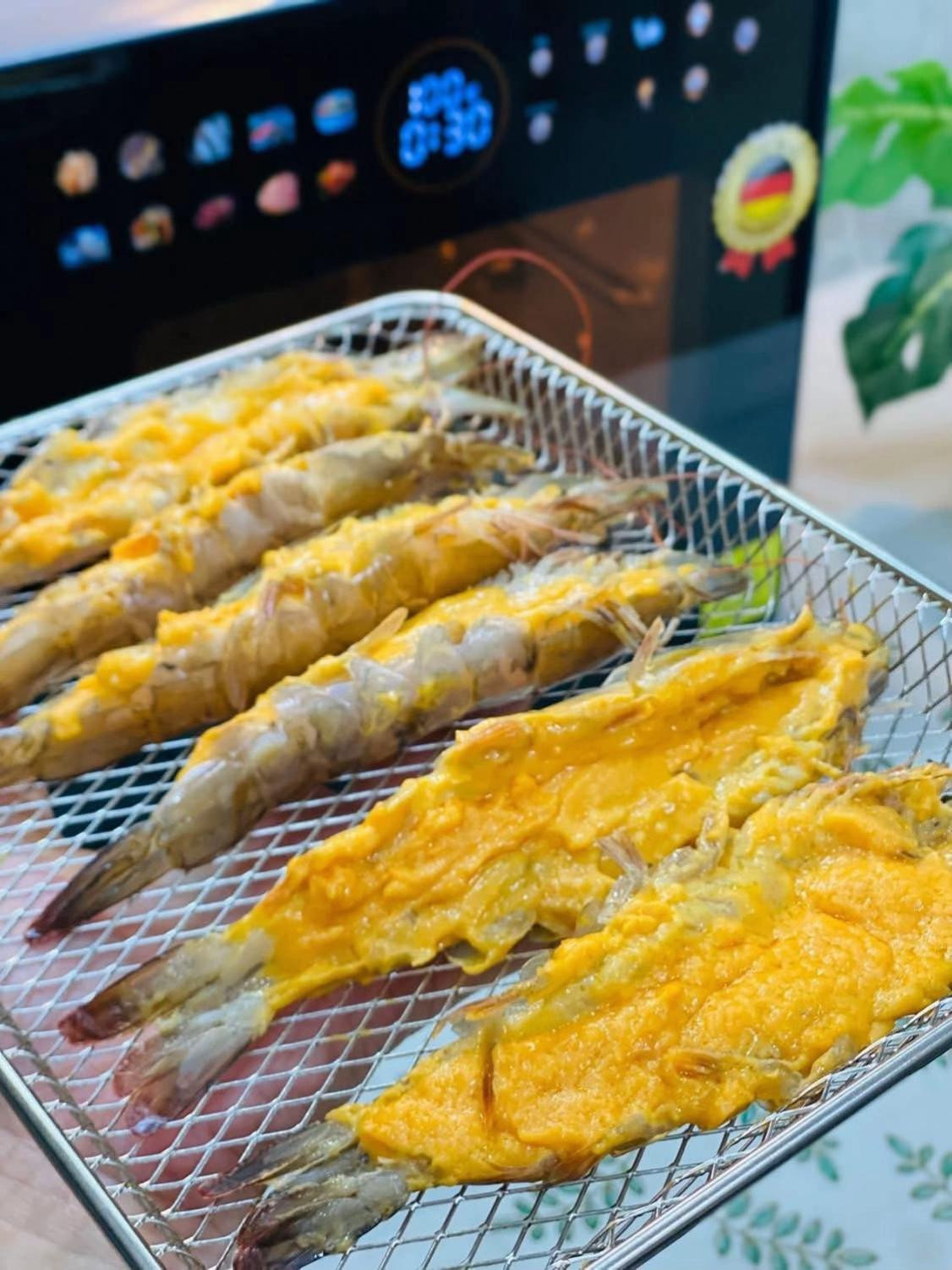 👩🏻‍🍳Cách làm làm món Tôm nướng sốt phô mai trứng muối béo béo, thơm lừng như nhà hàng🦐