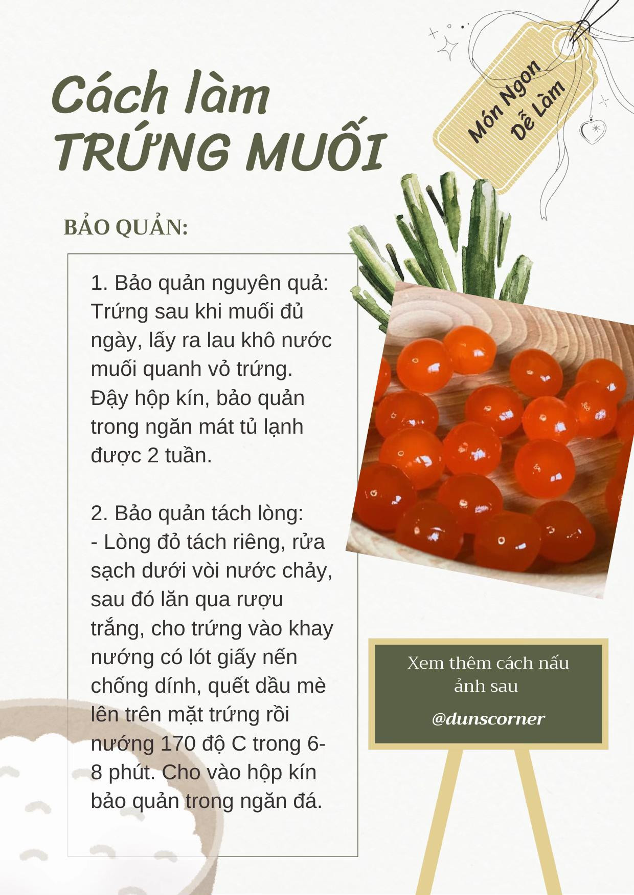 Cách làm trứng muối siêu chi tiết