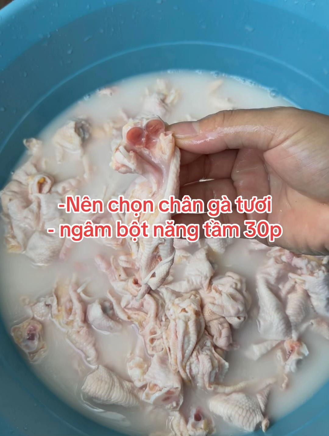 Cách luộc chân gà để tủ mát 3-4 ngày không hôi, không nhớt