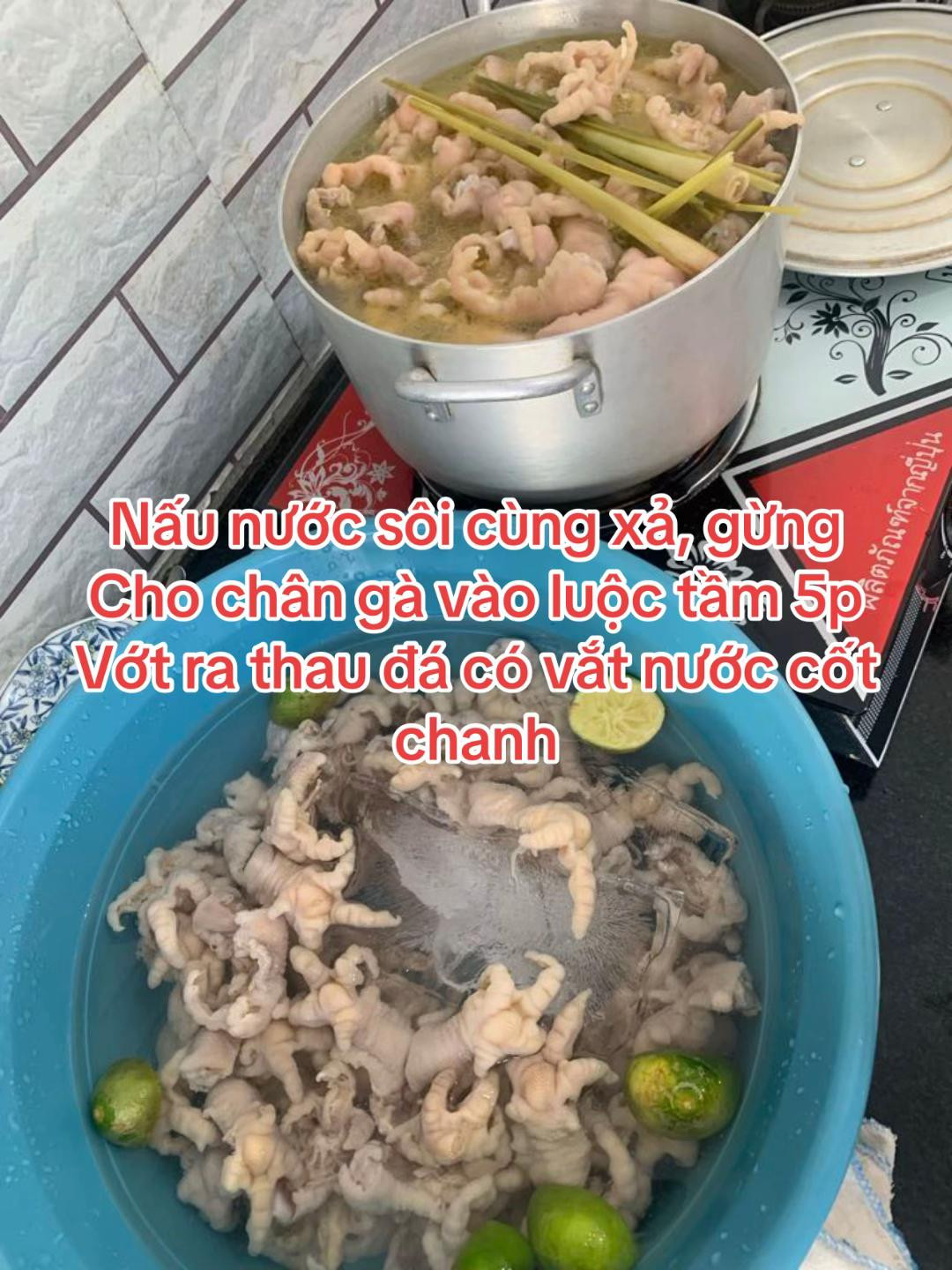 Cách luộc chân gà để tủ mát 3-4 ngày không hôi, không nhớt