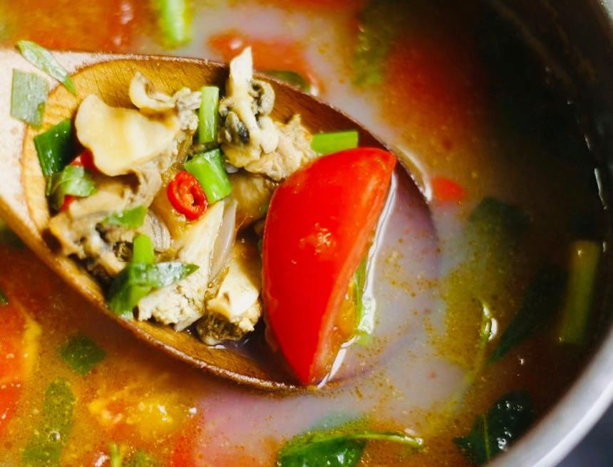 Canh trai rau răm – thanh mát, ngọt giòn tự nhiên, giải nhiệt ngày hè cực đã! 🐚🍲