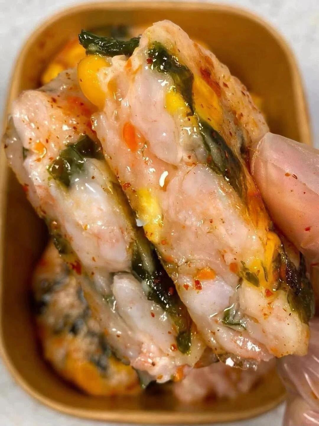 CHẢ TÔM RONG BIỂN NGON VÀ HẤP DẪN 🦐