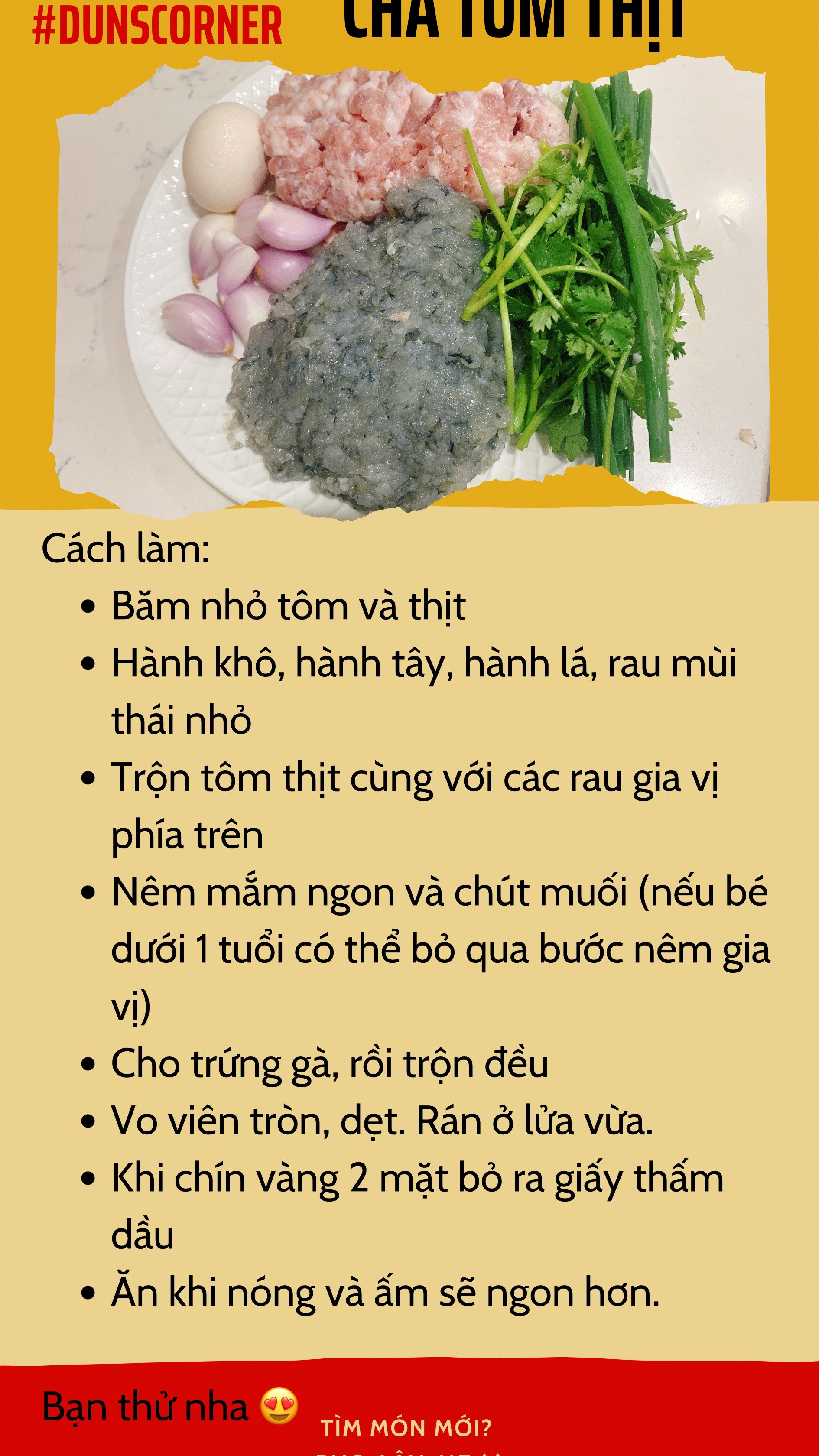 Chả tôm thịt - Thơm ngất ngây, giàu dinh dưỡng