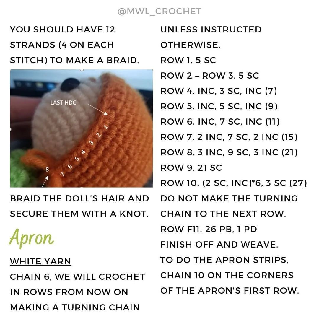Charming Anne Shirley Crochet Doll Pattern for Beginners