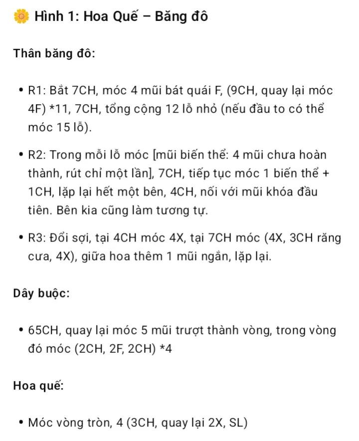 Chart băng đô tiểu thư hoa quế