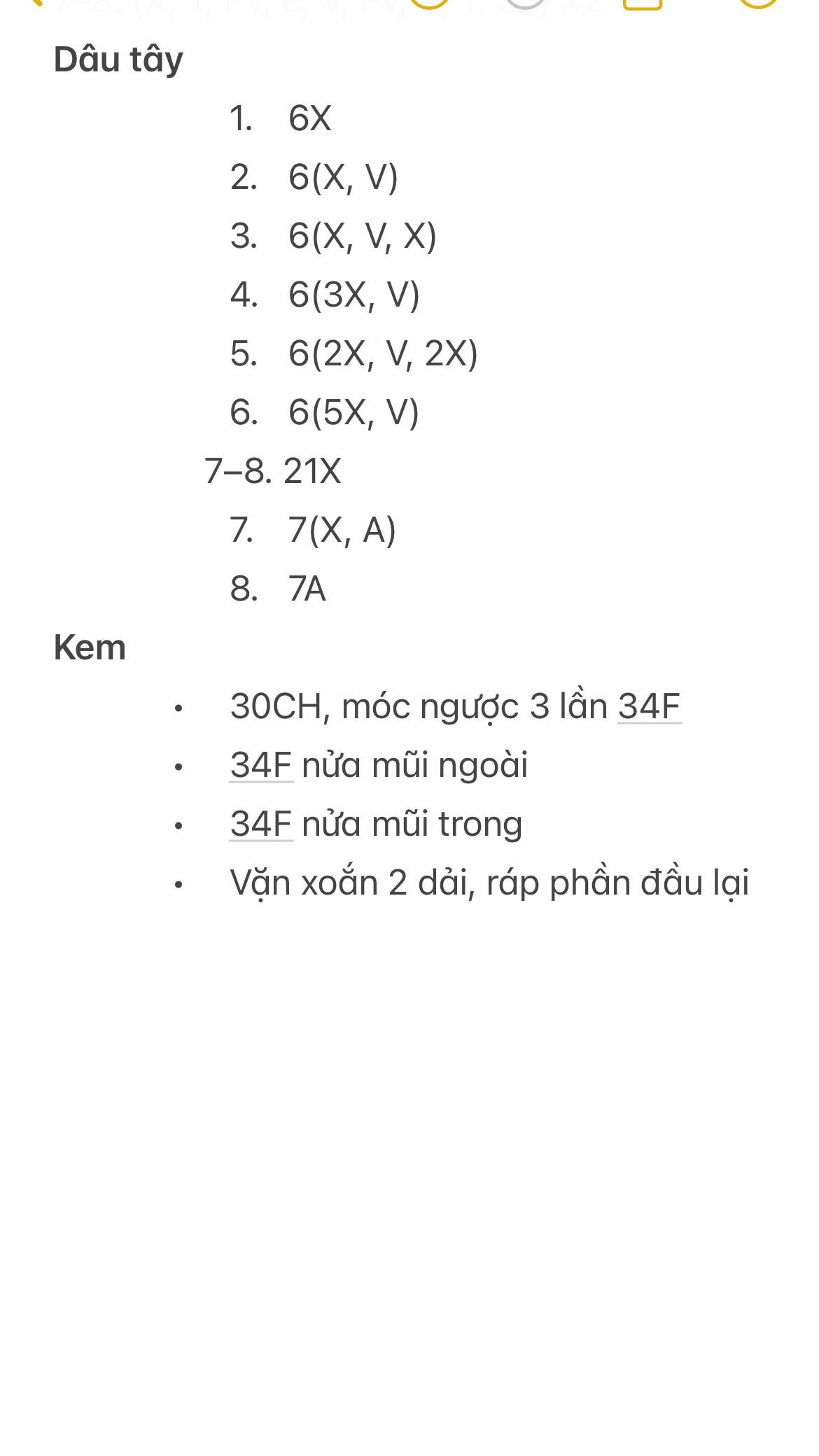 chart bánh kem dâu tây