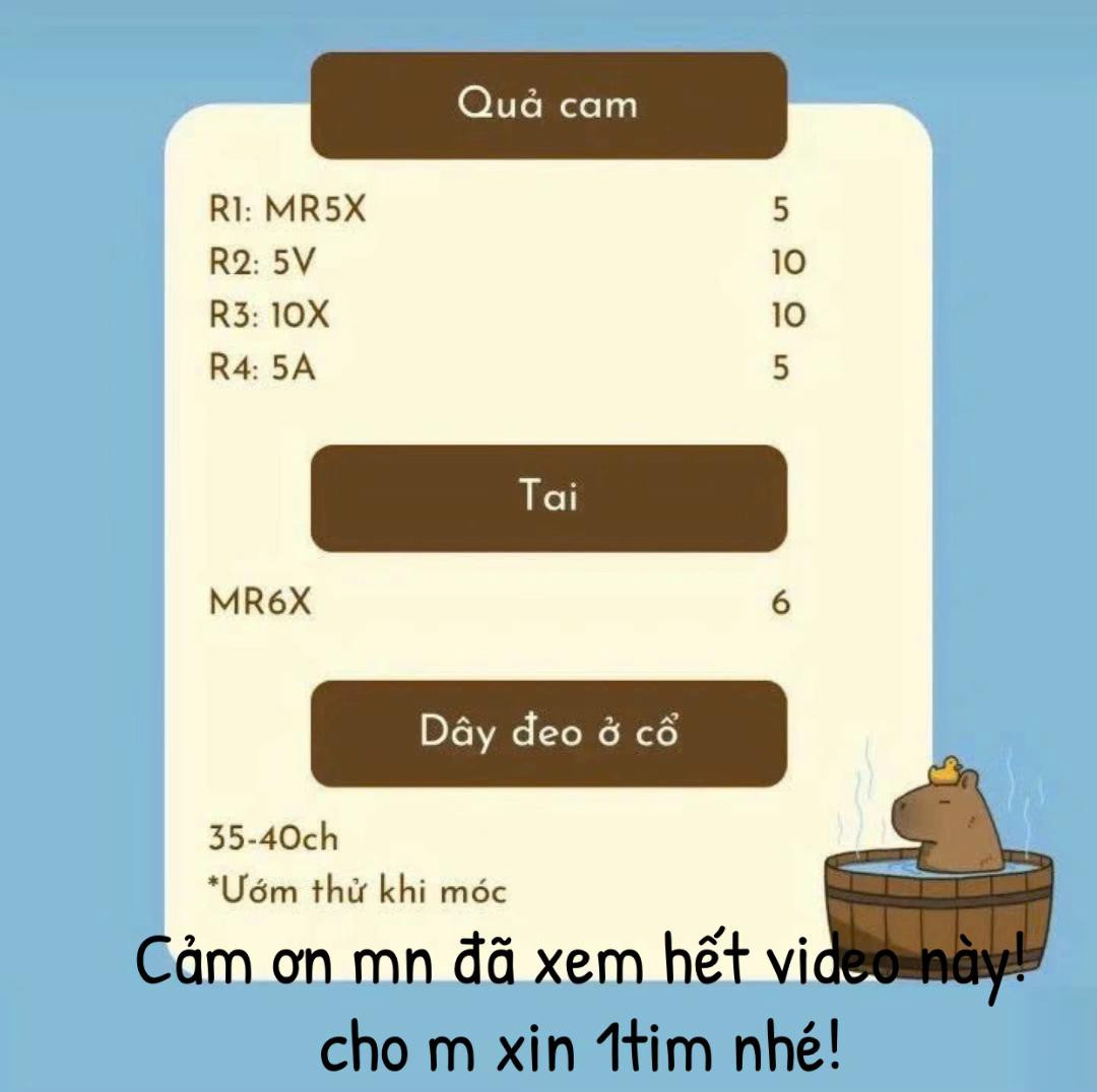 chart capybara tắm bồn cute