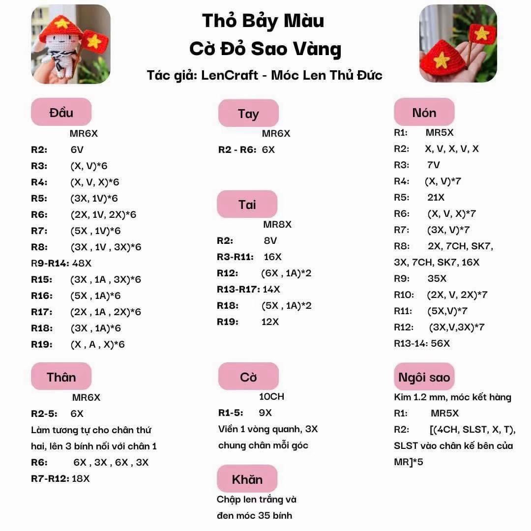 chart nón và cờ việt nam
