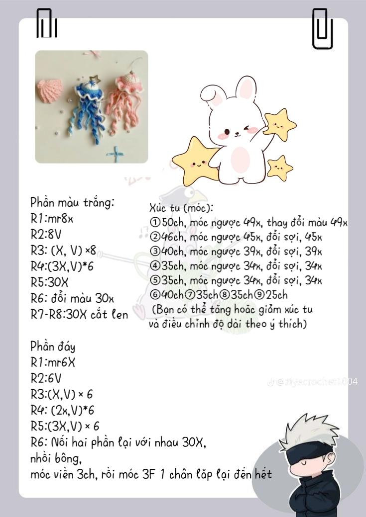 chart sứa Chart Sưu Tầm