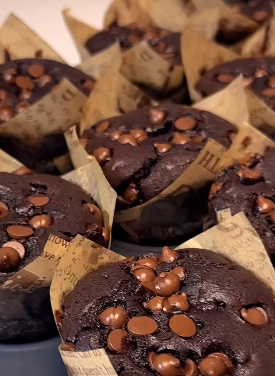 Chocolate Lava Muffin | Moist Triple Chocolates