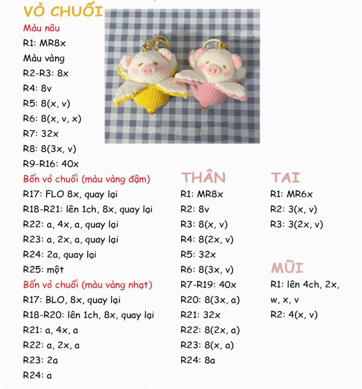 Chuối heo cute