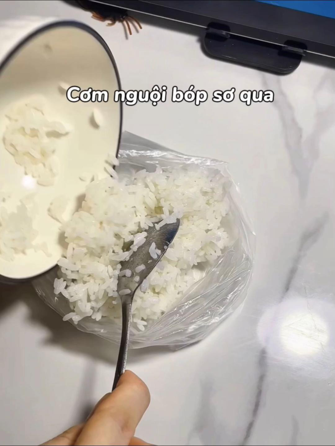 Cơm cháy sốt mỡ hành