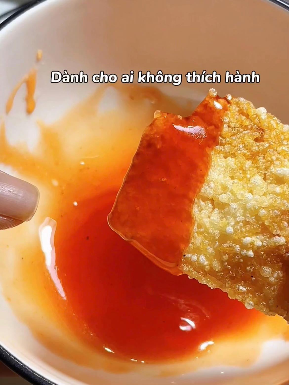 Cơm cháy sốt mỡ hành