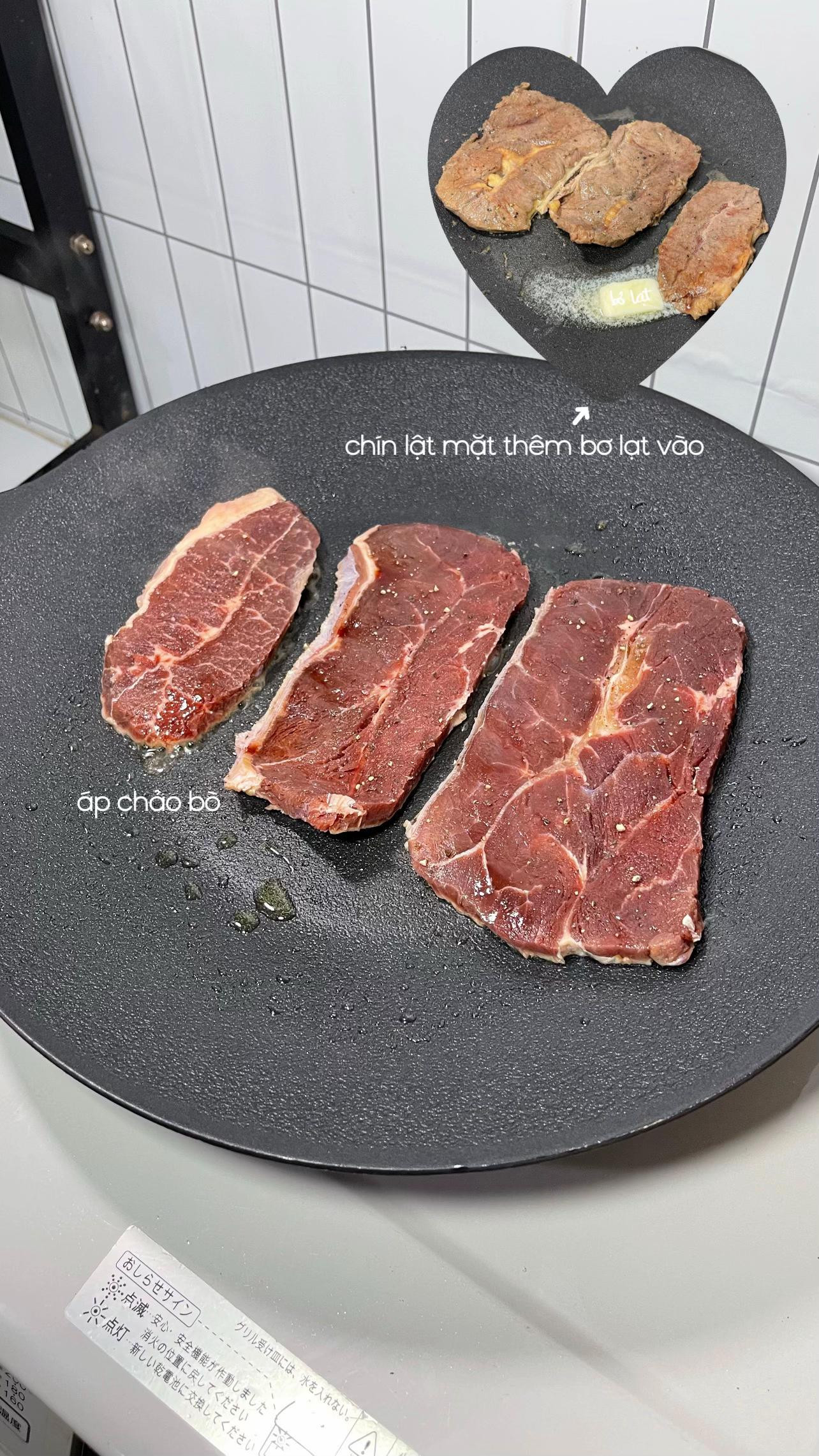 Cơm steak tỏi 🥩🧄
ガーリックステーキ丼 - Garikku sutēki don 🥩