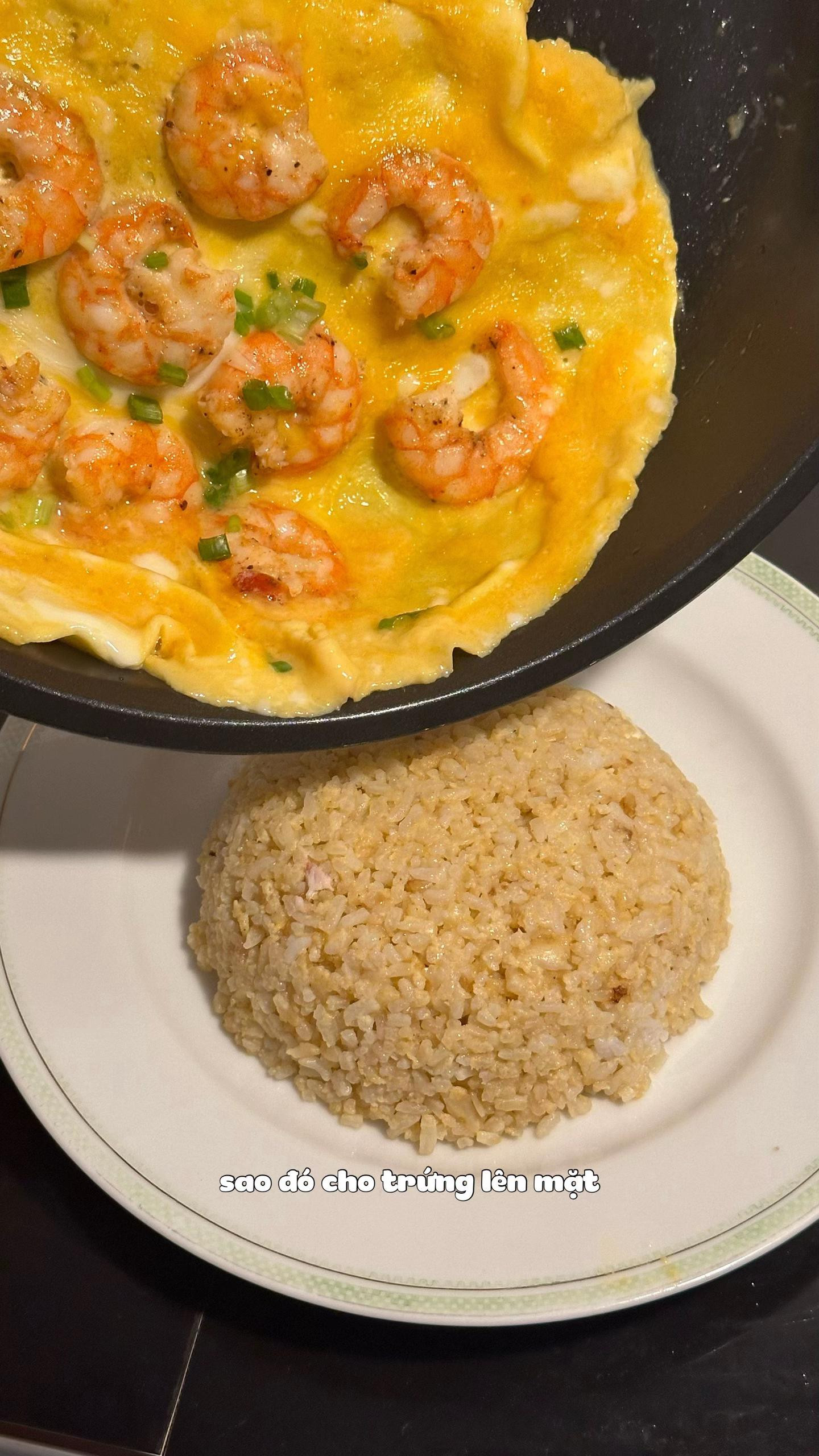 Cơm Tôm Phủ Trứng 🍳🦐
