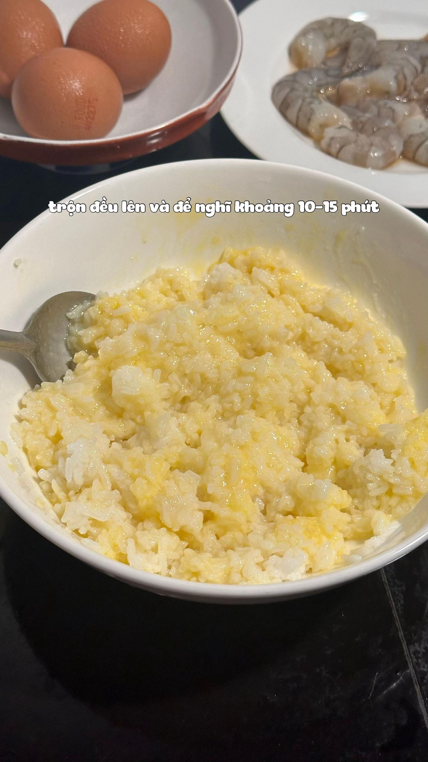 Cơm Tôm Phủ Trứng 🍳🦐