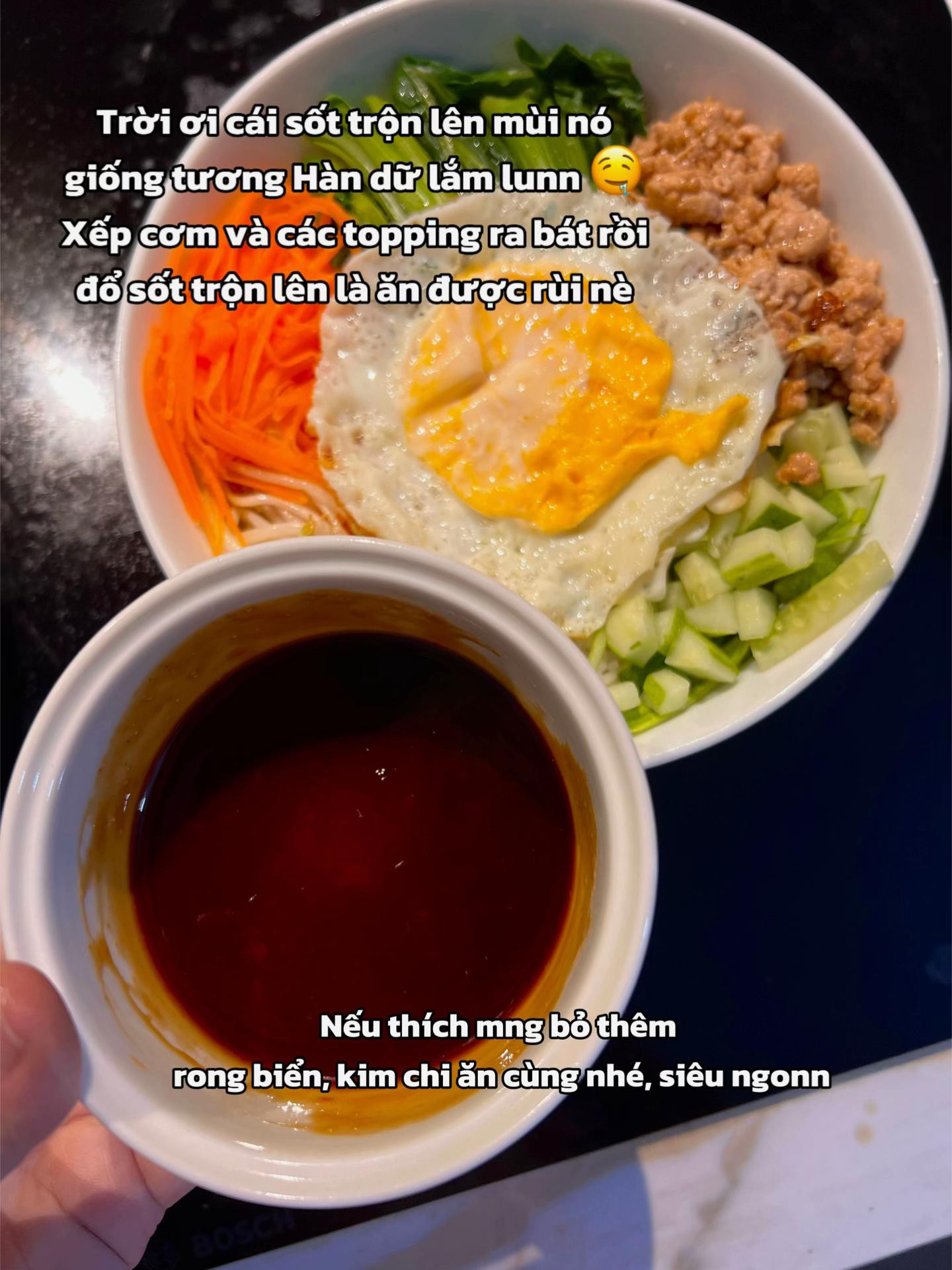 | CƠM TRỘN (BIBIMBAP) HÀN QUỐC |