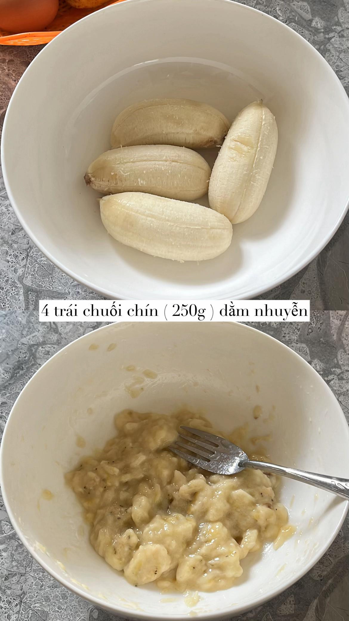công thức bánh chuối nướng