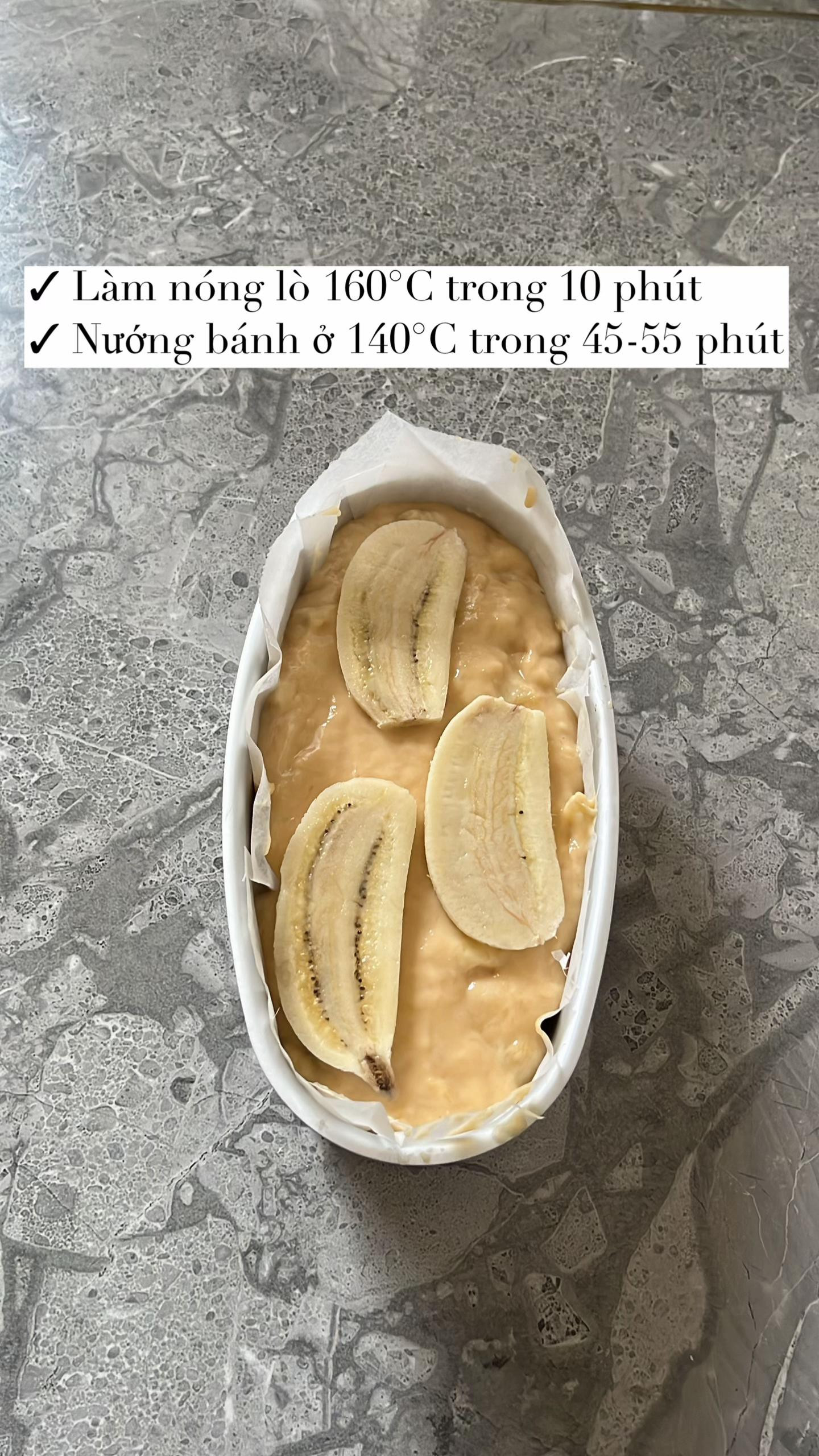 công thức bánh chuối nướng