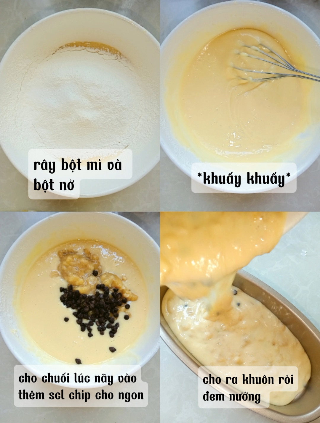 Công thức bánh chuối siêu ngonnn😝