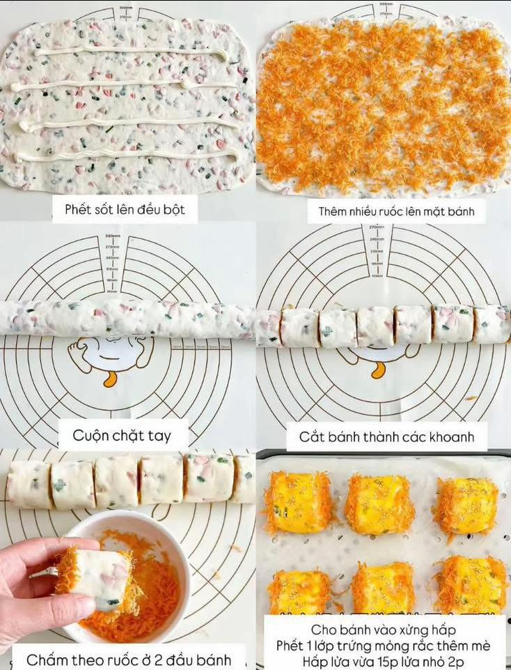 CÔNG THỨC BÁNH MÌ CHÀ BÔNG XÚC XÍCH