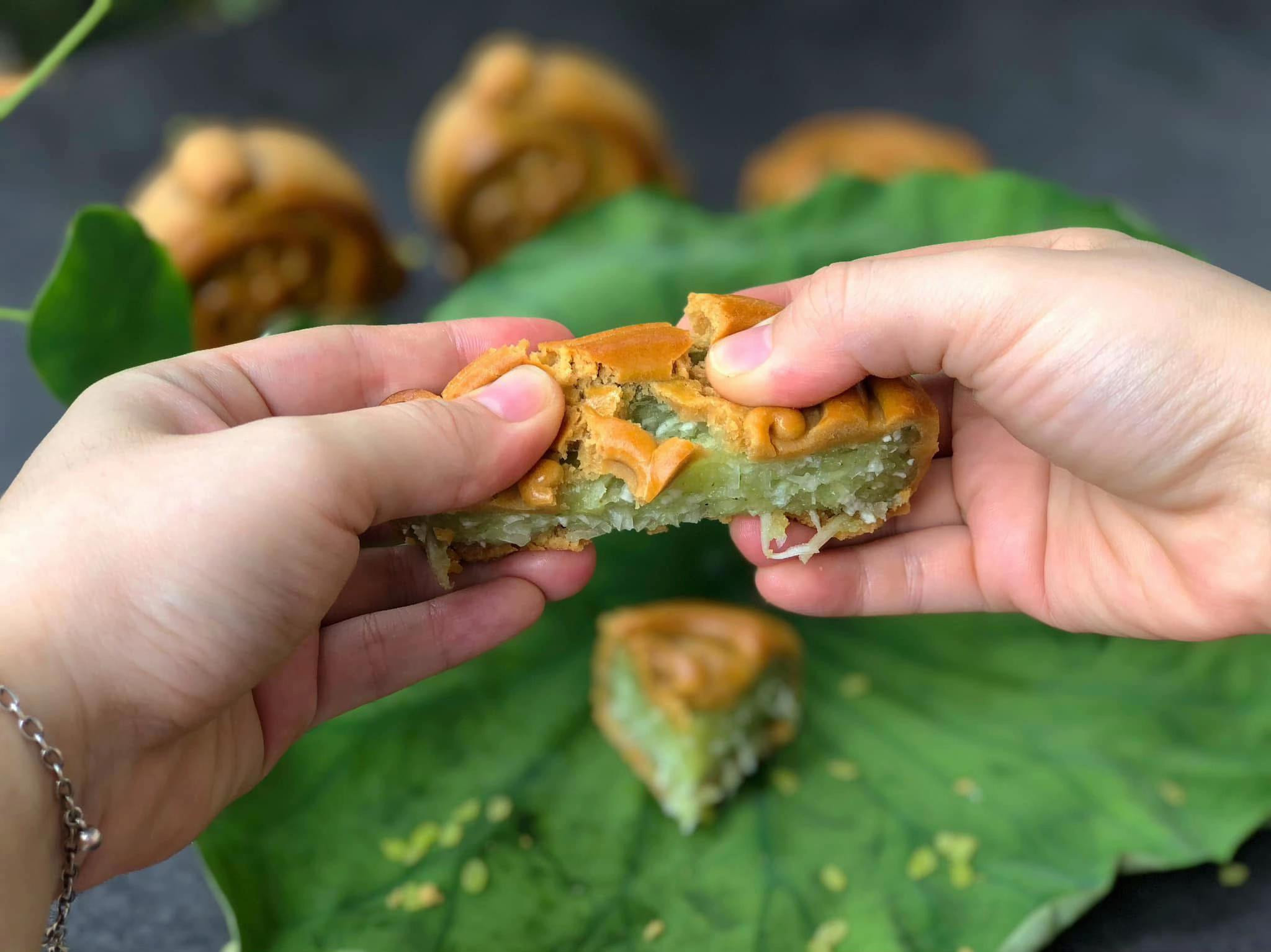 ☘️Công thức bánh nướng cốm dừa