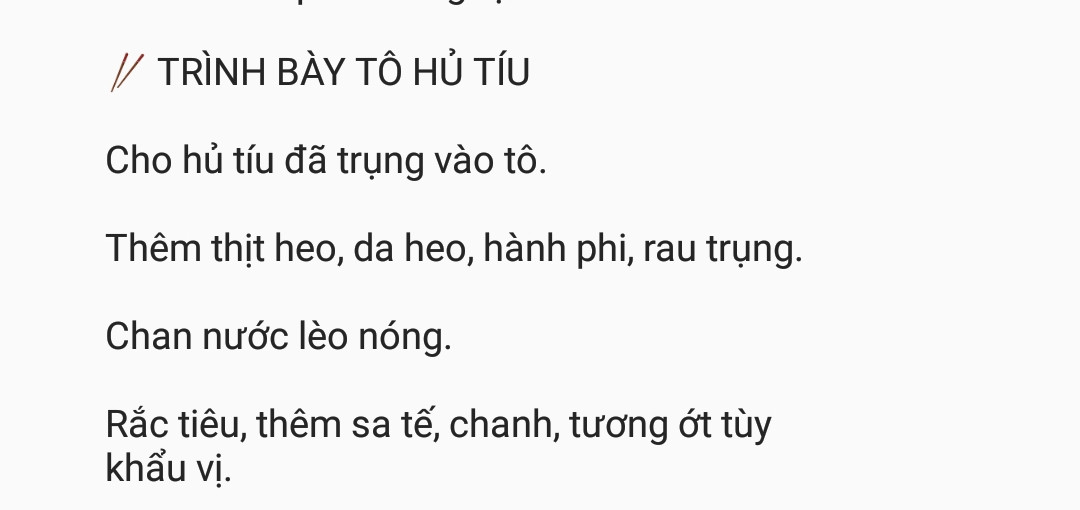 Công thức nước dùng Hủ Tíu Gỏ