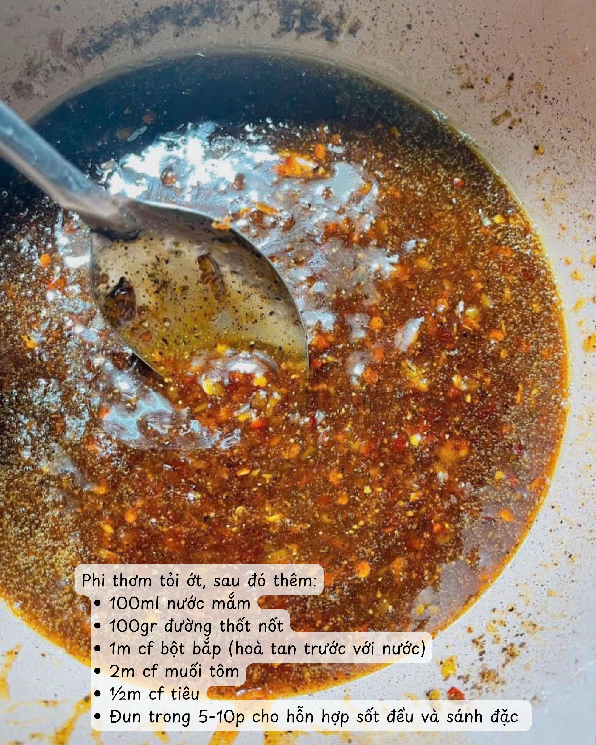 Công thức sốt chấm trái cây