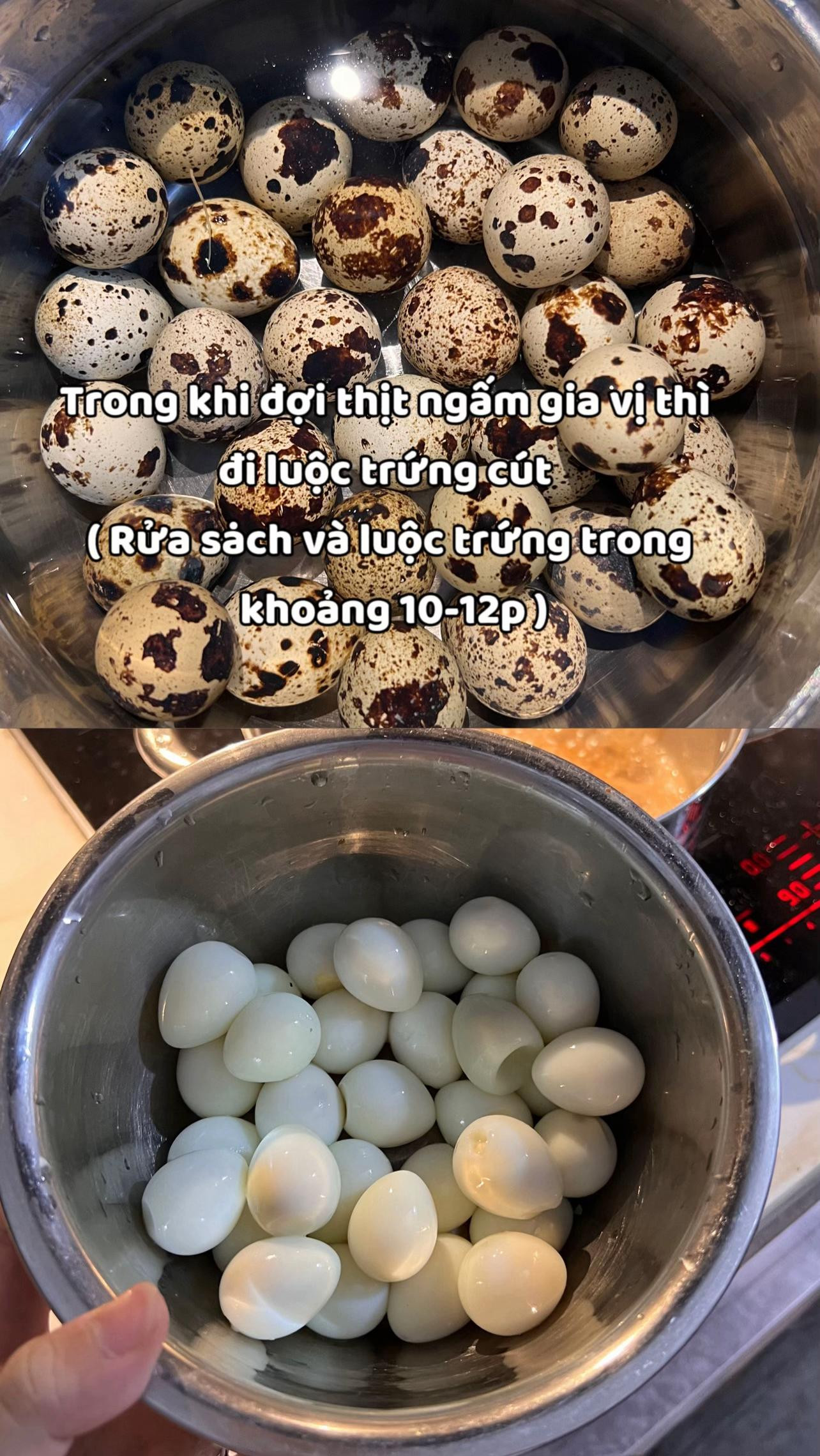Công thức thịt kho trứng cút đơn giản mà siêu ngon.