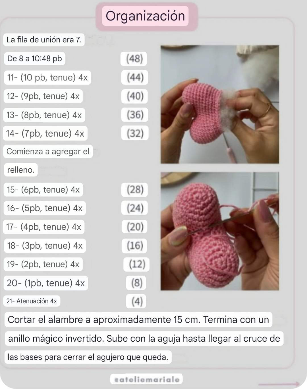 Corazones de Amigurumi: Patrón Gratuito para Tejer con Amor
