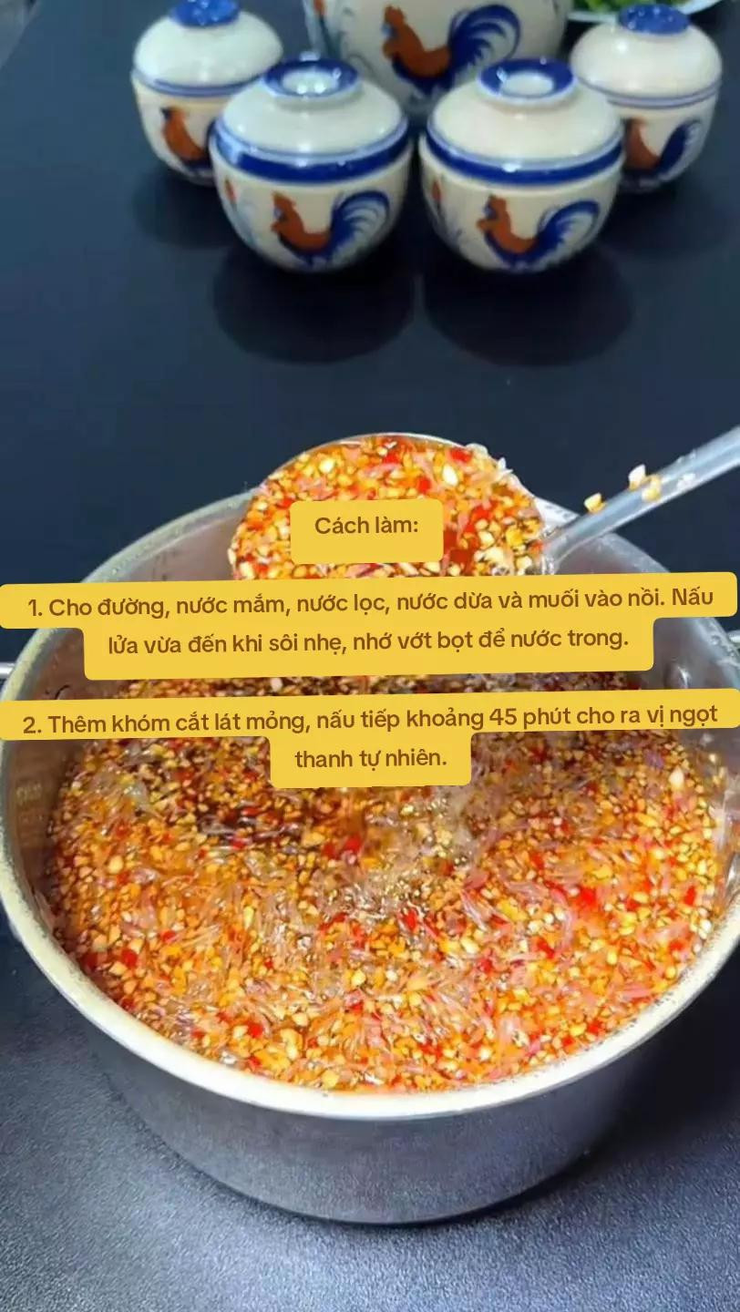Cost nước mắm thắm thơm