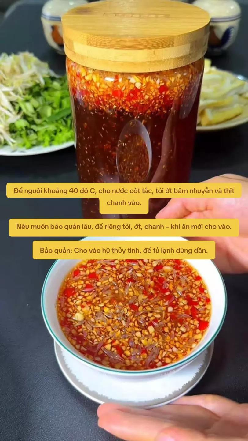 Cost nước mắm thắm thơm