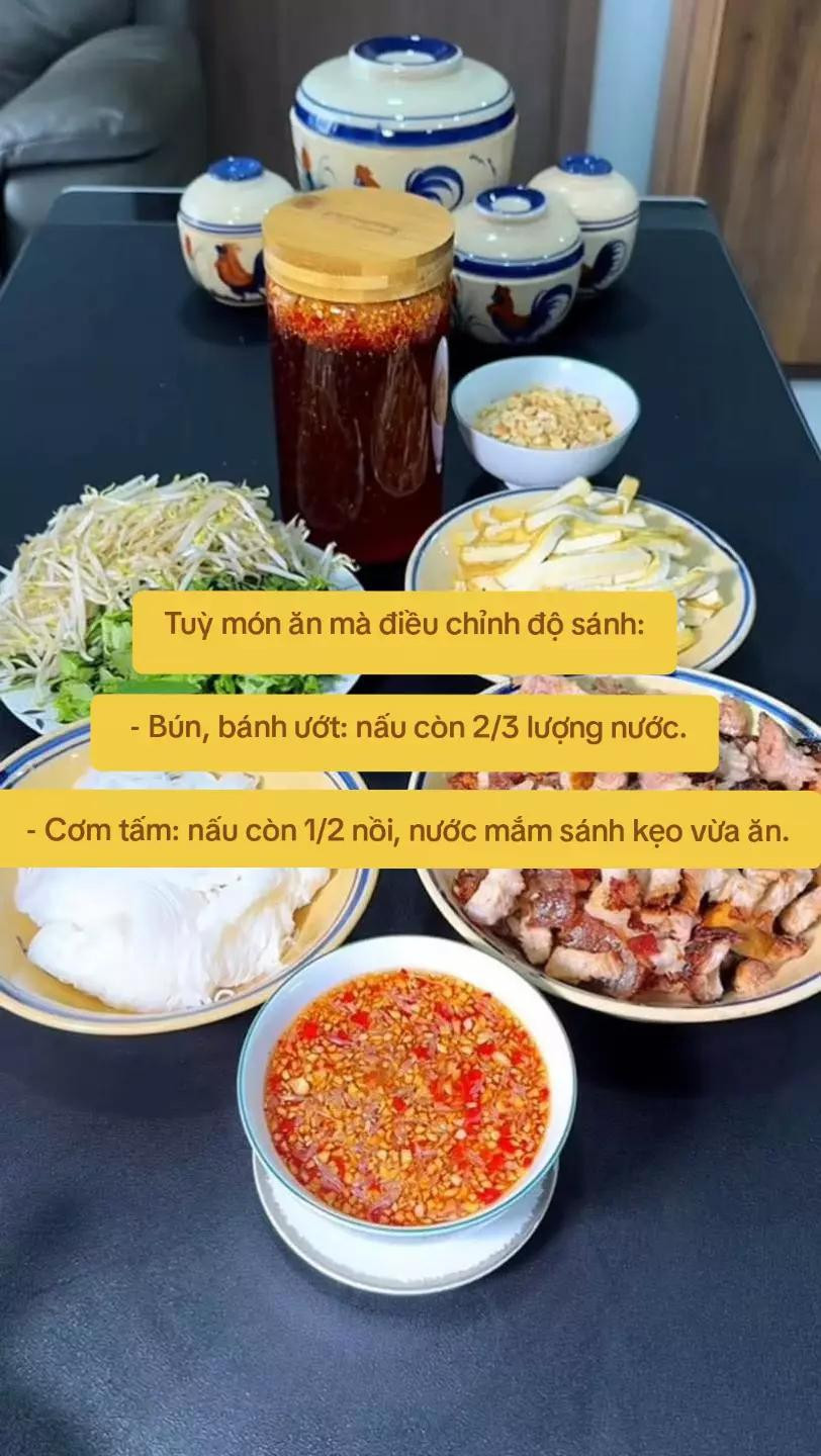 Cost nước mắm thắm thơm