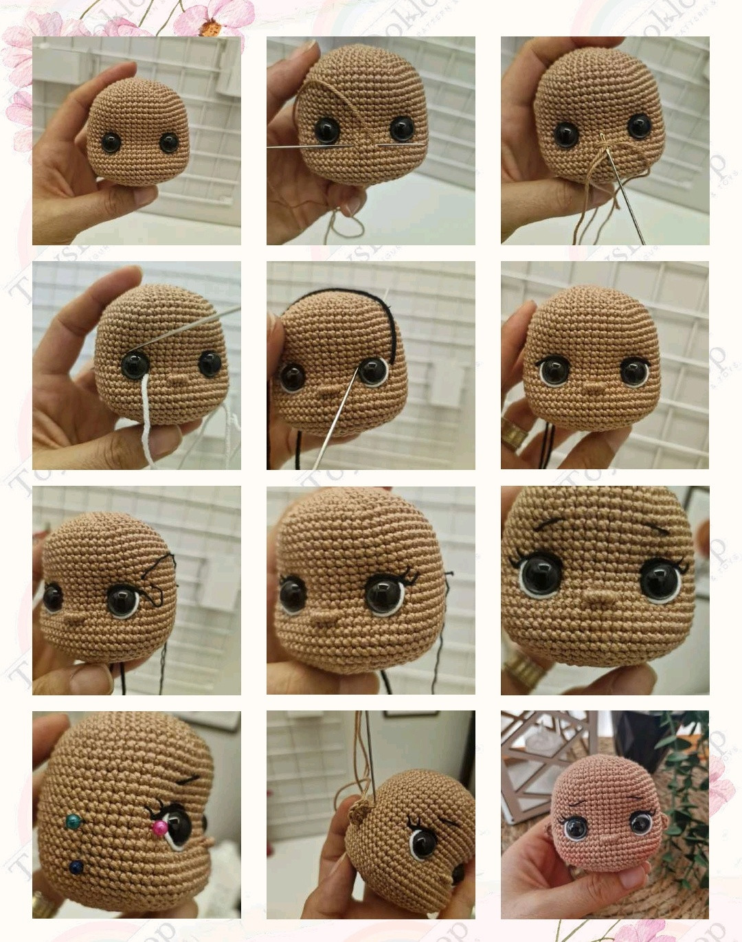 Create a Cute Crochet Doll with Colorful Overalls Pattern
