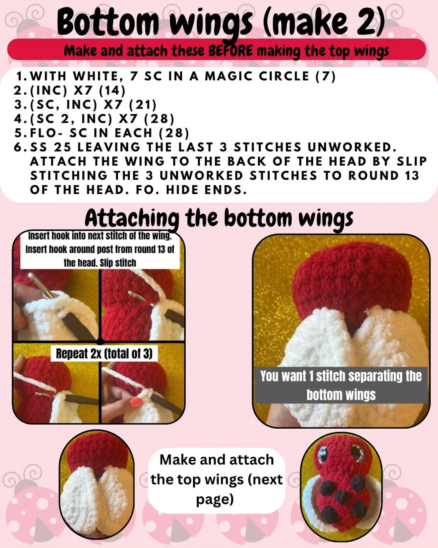 Create a Cute No-Sew Crochet Ladybug with This Free Pattern