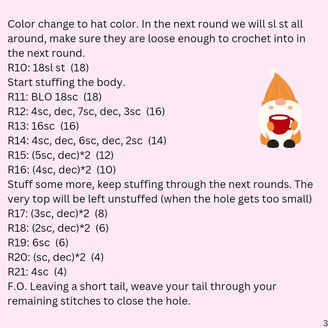Create Adorable No-Sew Gnomes with Free Crochet Pattern