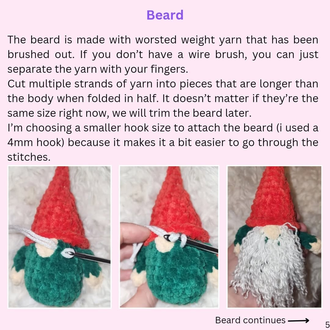 Create Adorable No-Sew Gnomes with Free Crochet Pattern