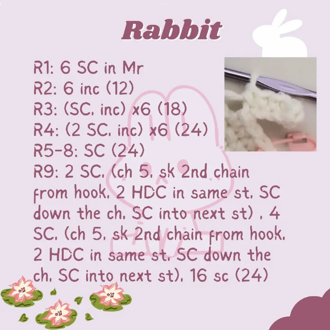 Create Your Own 3-in-1 Lotus Bunny Crochet Masterpiece