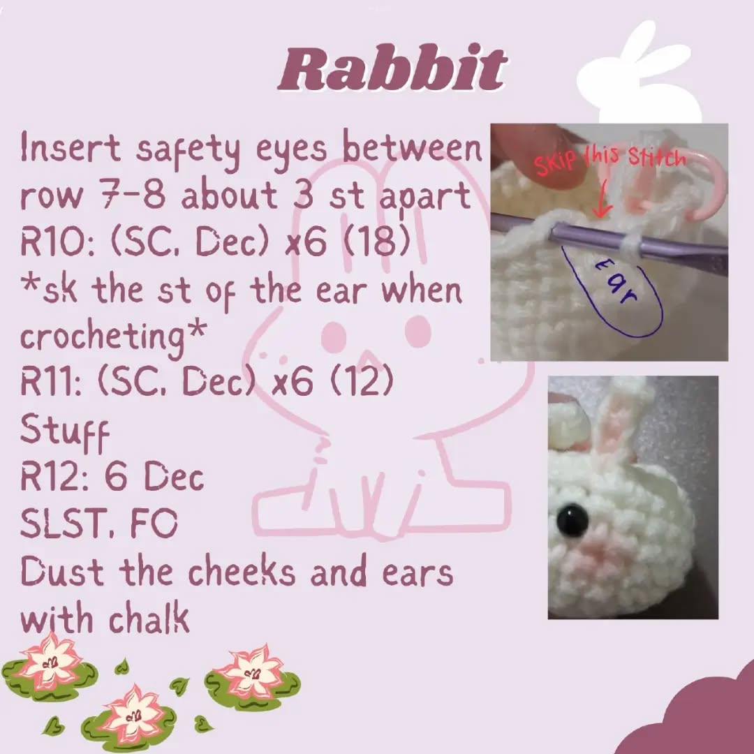 Create Your Own 3-in-1 Lotus Bunny Crochet Masterpiece