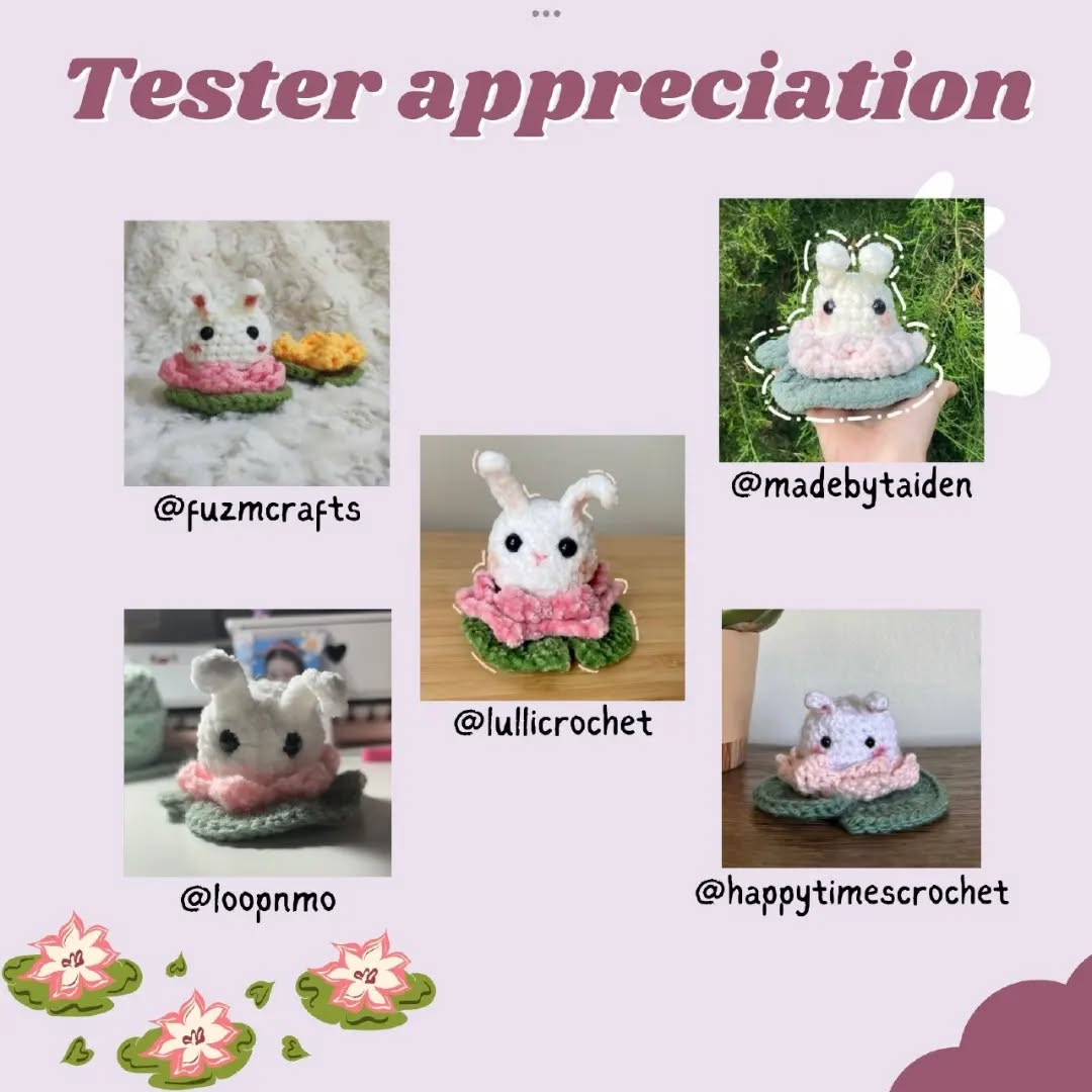 Create Your Own 3-in-1 Lotus Bunny Crochet Masterpiece