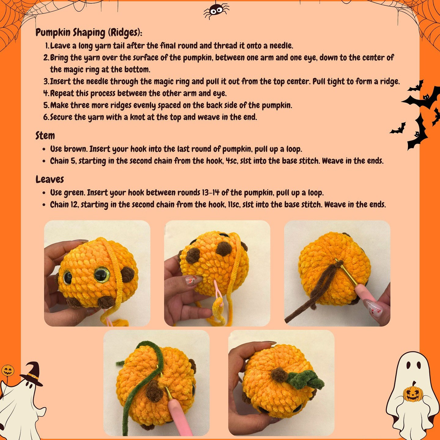 Create Your Own Cute Pumpkin Boy with This Free Halloween Pattern