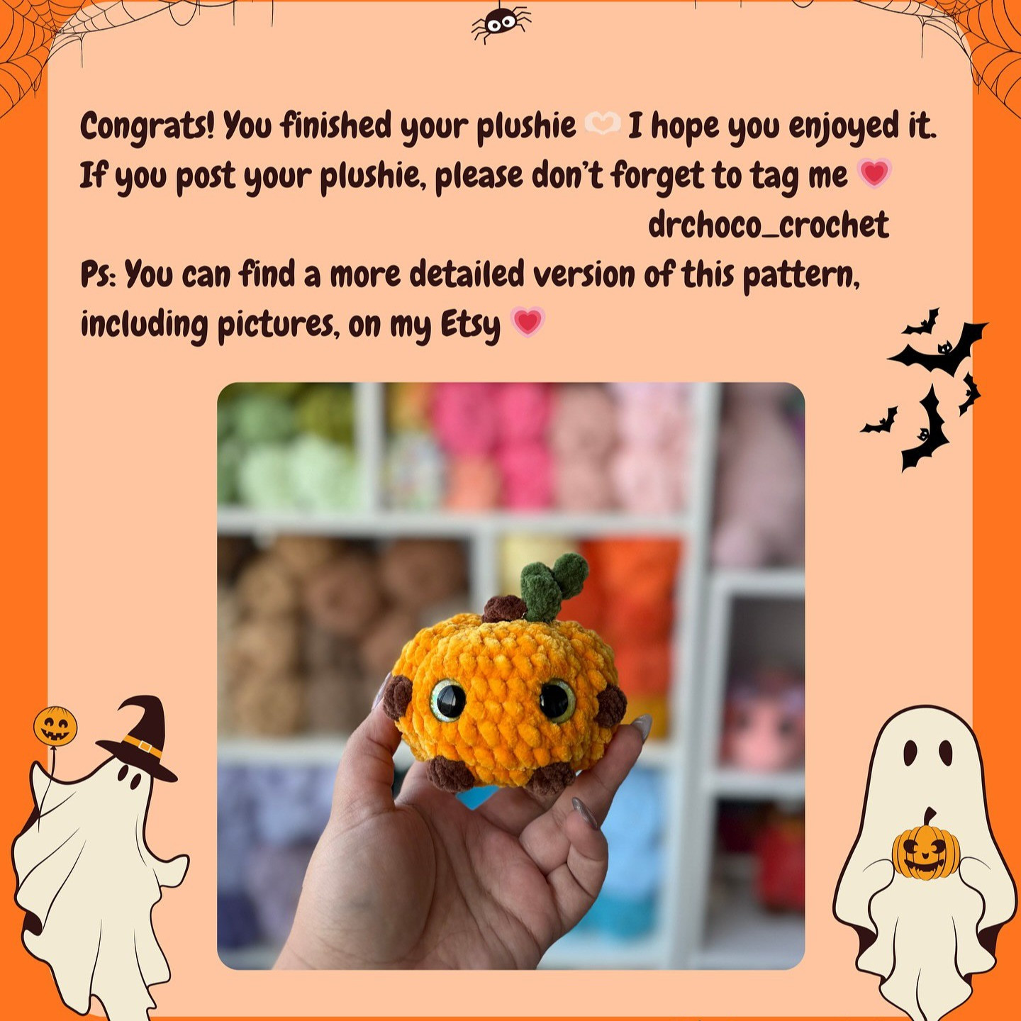 Create Your Own Cute Pumpkin Boy with This Free Halloween Pattern