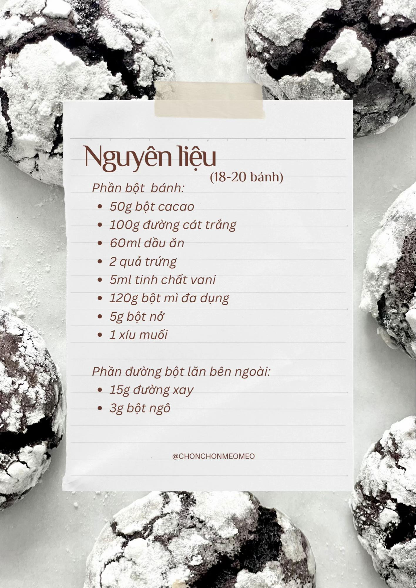 Crinkle cookies