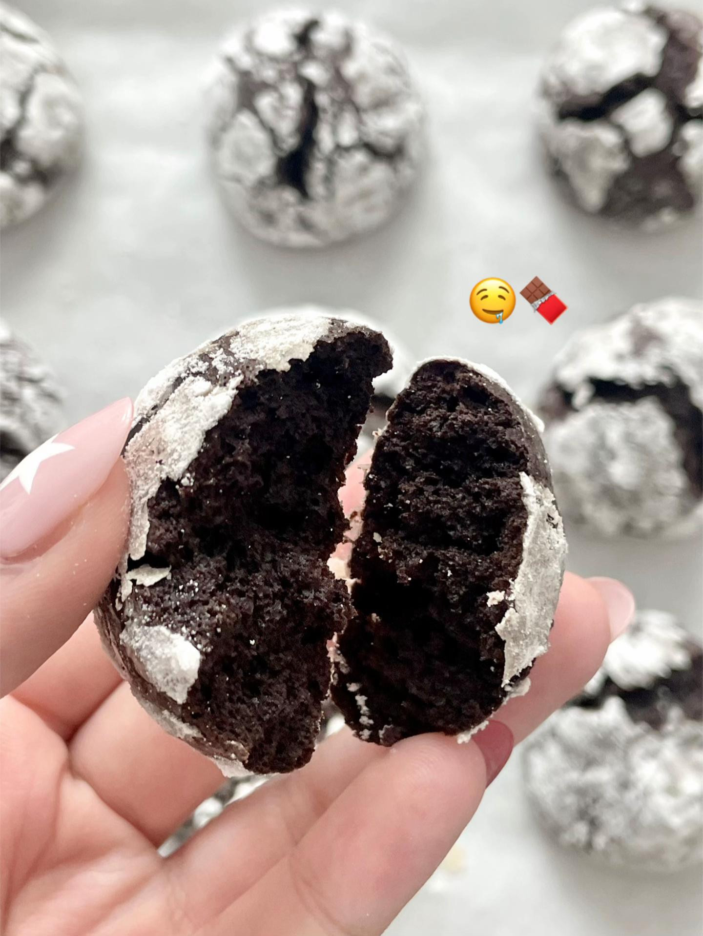Crinkle cookies