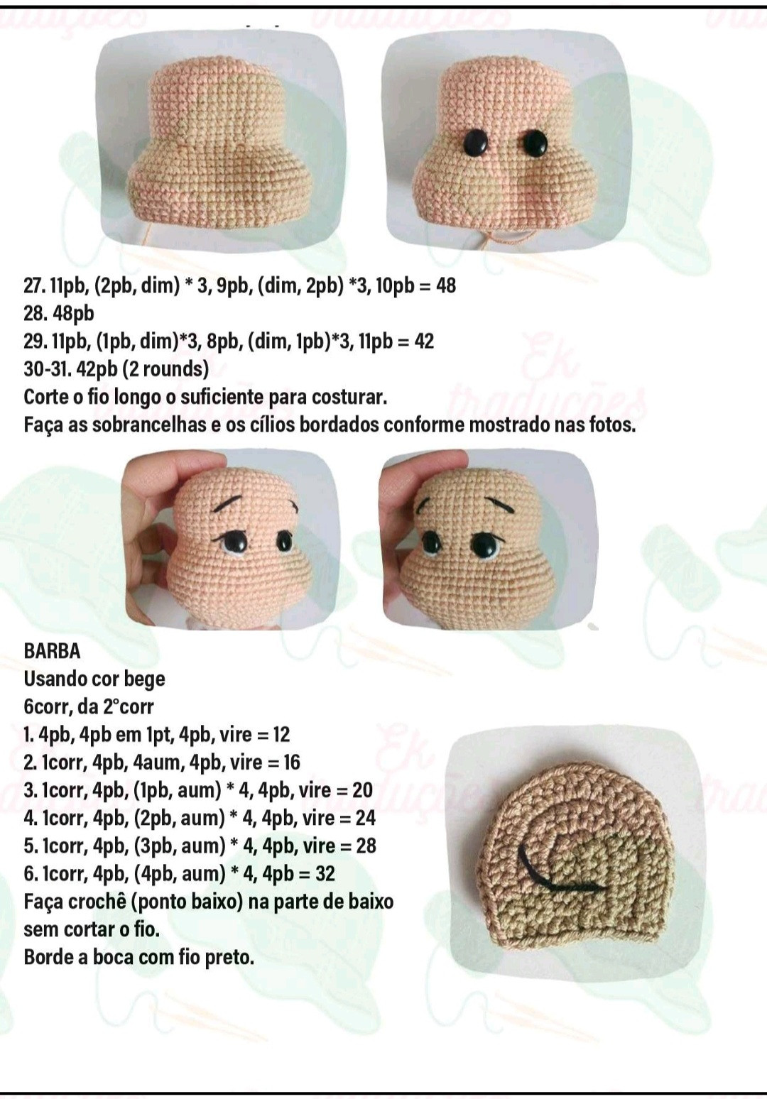 Crochê Amigurumi: Crie o Pedro dos Flintstones Grátis